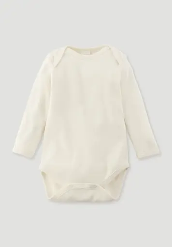 Long-sleeved bodysuit made of pure organic cotton Long-sleeved bodysuit made of pure organic cotton
