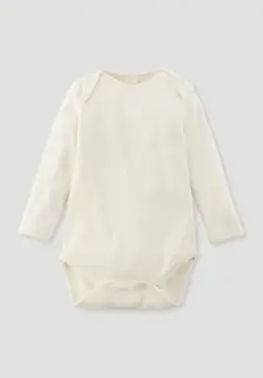Long-sleeved bodysuit made of pure organic cotton