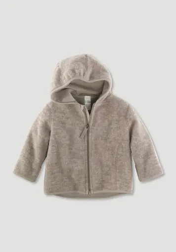 Wollfleece Jacke aus reiner Bio-Merinowolle - 0