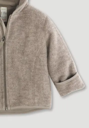 Wollfleece Jacke aus reiner Bio-Merinowolle - 2