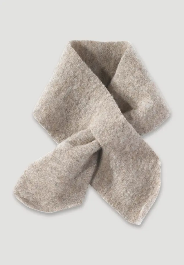 Wollfleece Schal aus reiner Bio-Merinowolle