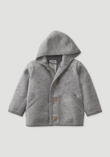 Wollwalk Jacke aus reiner Bio-Merinowolle - 0