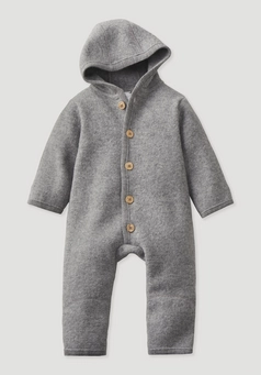 Wool walk overall made from pure organic merino wool
