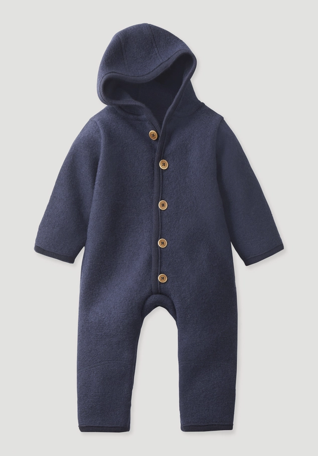 Wool walk overall made from pure organic merino wool