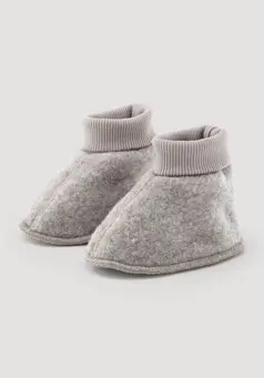 Wollfleece Schuhe aus reiner Bio-Merinowolle
