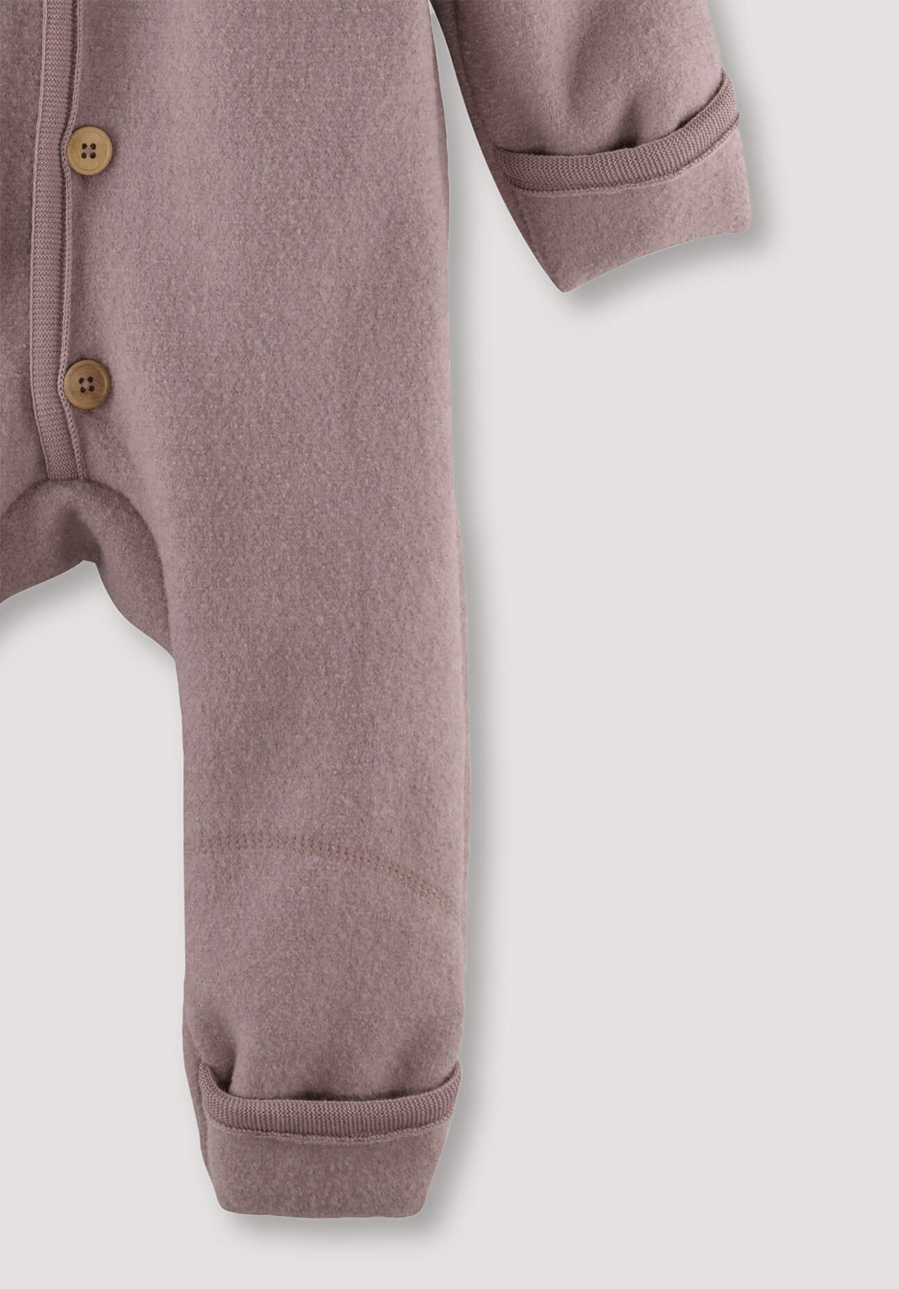 Thumbnail - hessnatur Baby Wollwalk Overall Regular aus Bio-Merinowolle - lila - Größe 74/80
