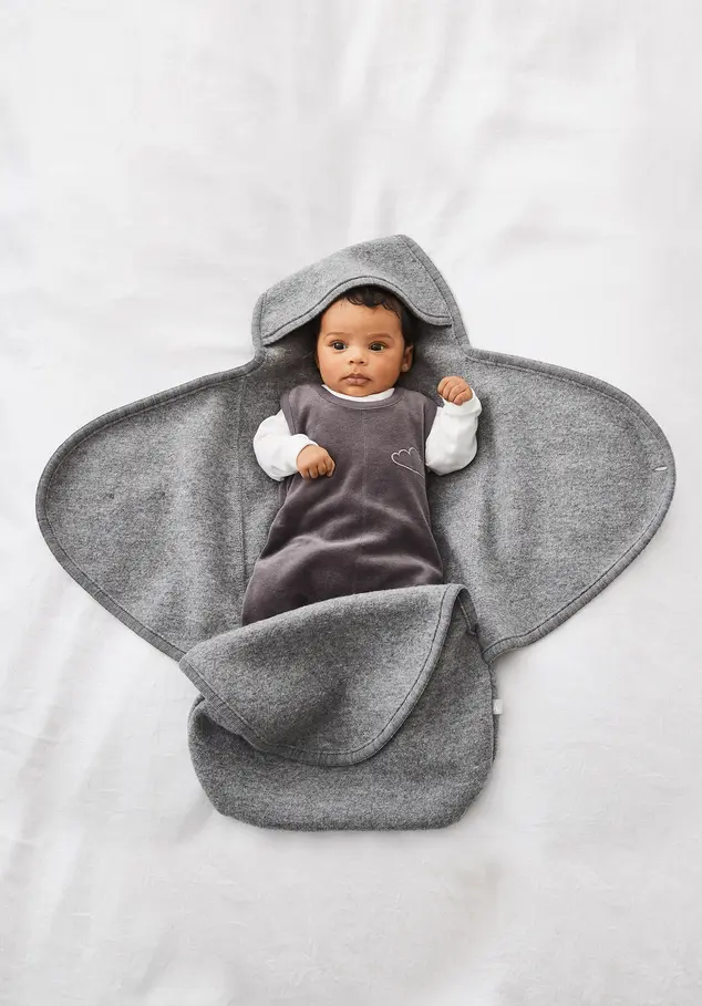 Walksack made from pure organic merino wool