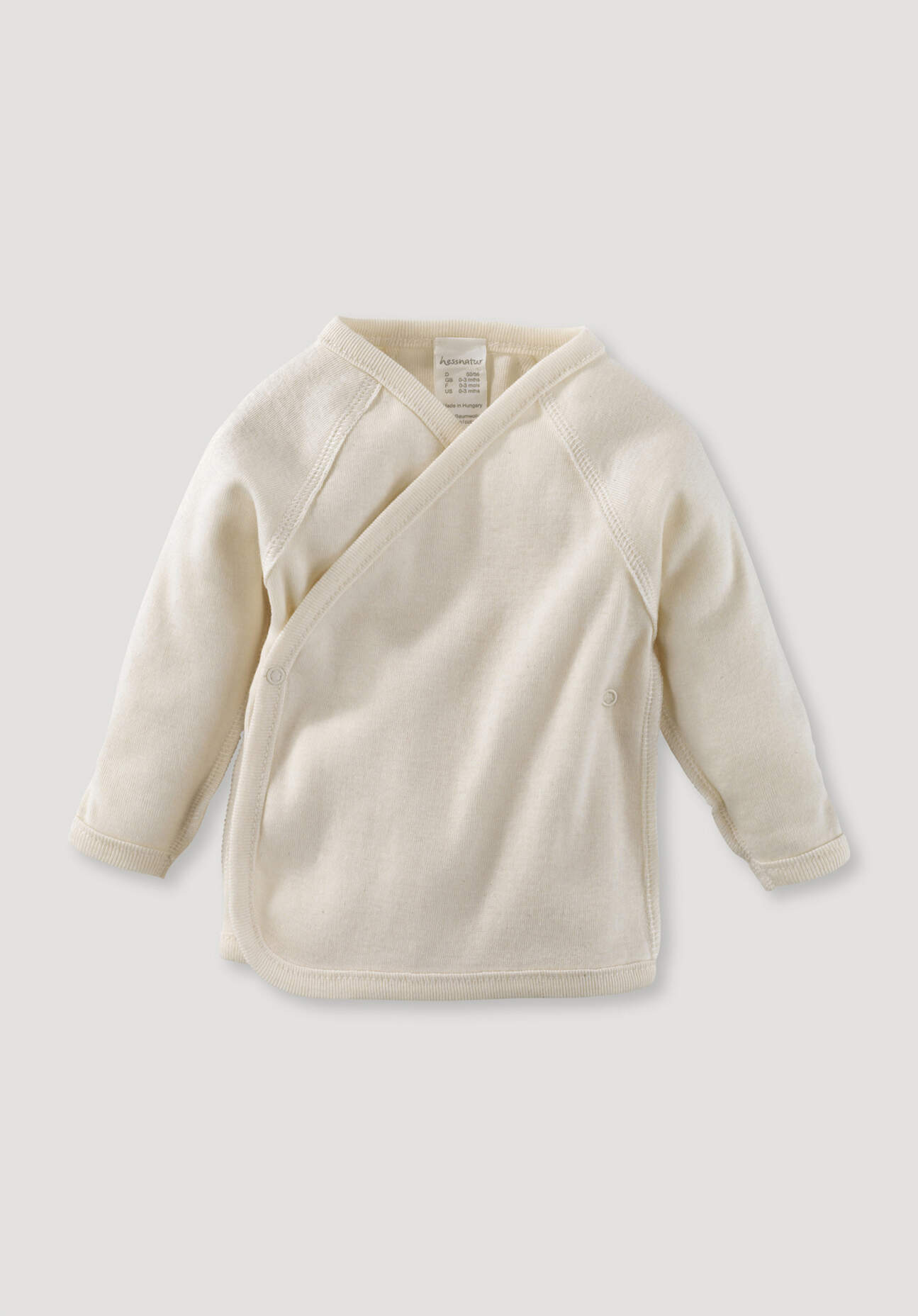 hessnatur Baby Erstausstattung Regular 2-er Set aus Bio-Baumwolle - naturfarben Grösse74/80