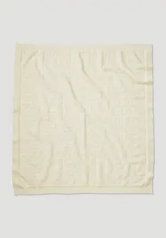 Baby knitted blanket made of pure organic merino wool