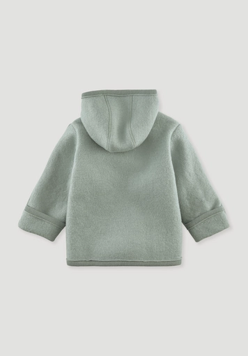 Wool boiled jacket made of pure organic merino wool - 0