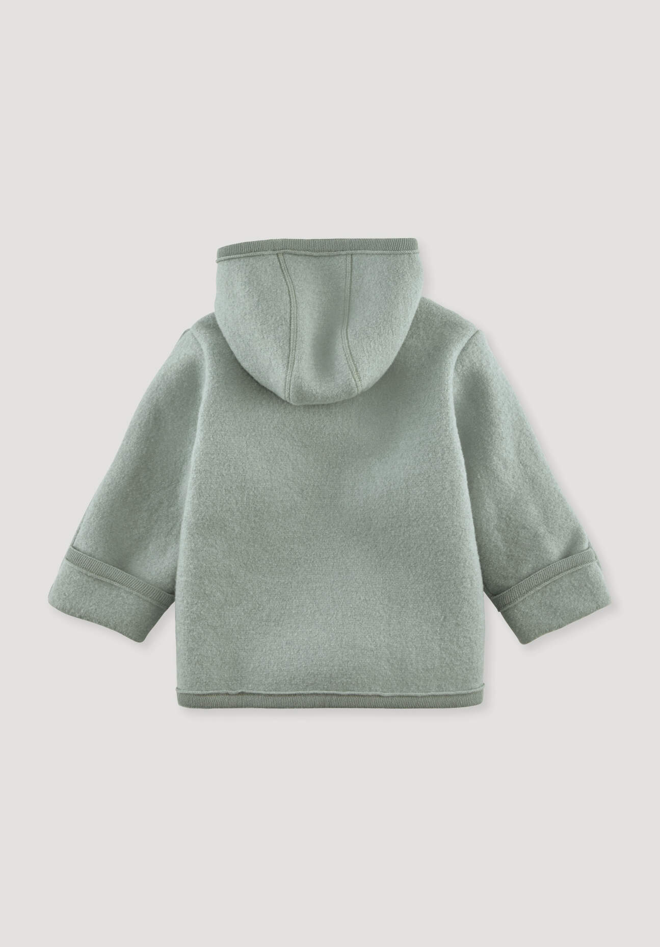 Thumbnail - hessnatur Baby Wollwalk Jacke aus Bio-Merinowolle - grün - Größe 86/92