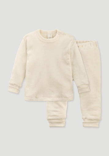 Organic cotton pajamas with organic merino wool and silk - 1
