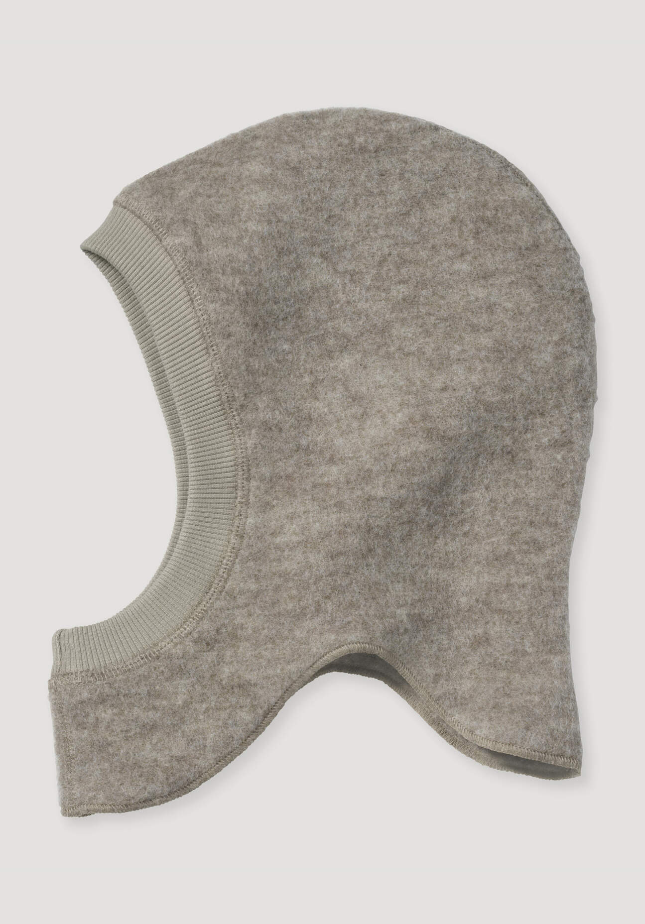 hessnatur Baby Wollfleece Mütze aus Bio-Merinowolle - grau Größe 41-43 cm Kopfumfang