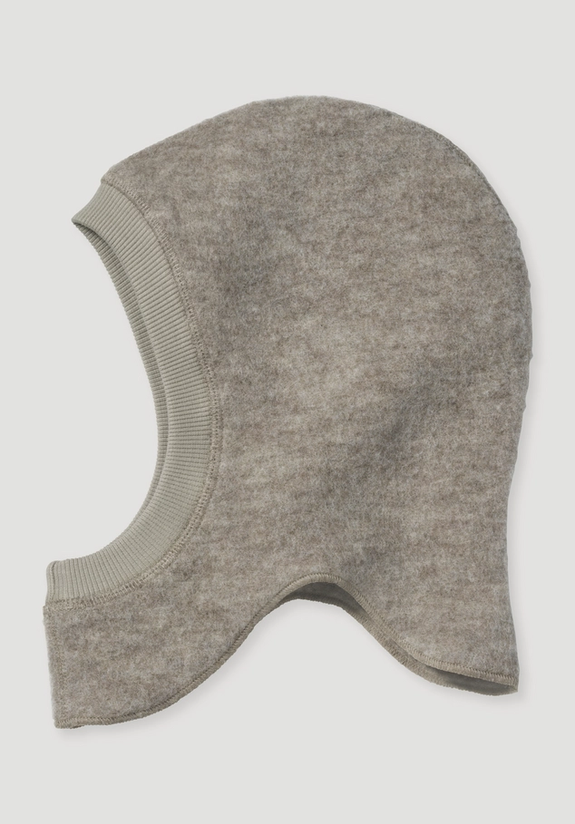 Wollfleece Mütze aus reiner Bio-Merinowolle