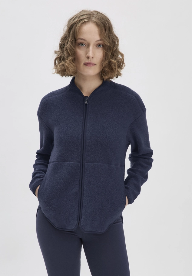 hessnatur, Fleece jacket Relaxed ACTIVE LIGHT made of pure organic cotton