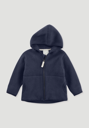 Fleece Jacke aus reiner Bio-Baumwolle - 0