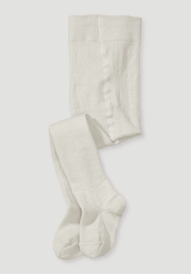 Wool tights made from organic merino wool with organic cotton