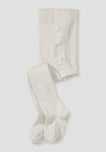 Wool tights made from organic merino wool with organic cotton - 0