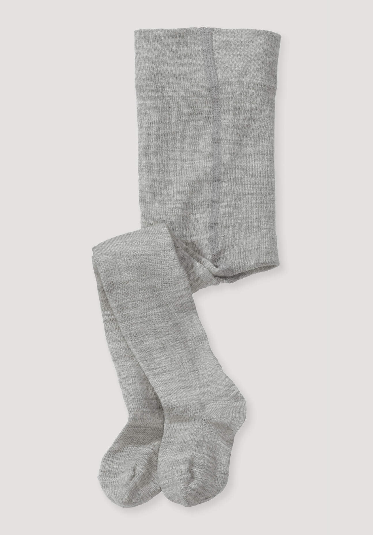 hessnatur Baby Woll-Strumpfhose aus Bio-Merinowolle mit Bio-Baumwolle - grau Grösse50/56