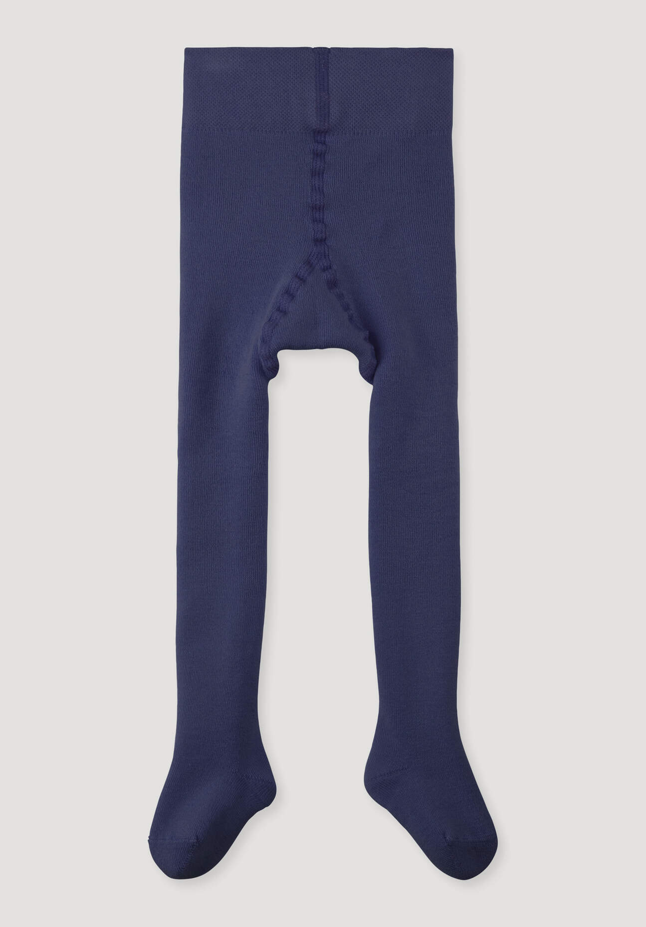 hessnatur Baby Plüsch Strumpfhose aus Bio-Baumwolle - blau Grösse50/56