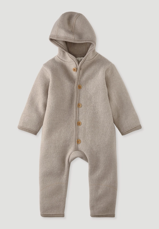 Wool walk overall made from pure organic merino wool