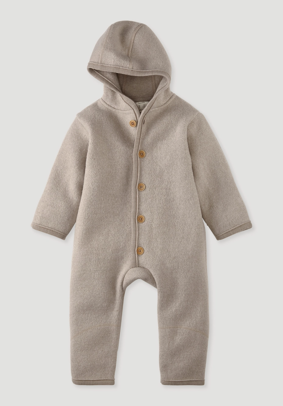 Wool walk overall made from pure organic merino wool 43309