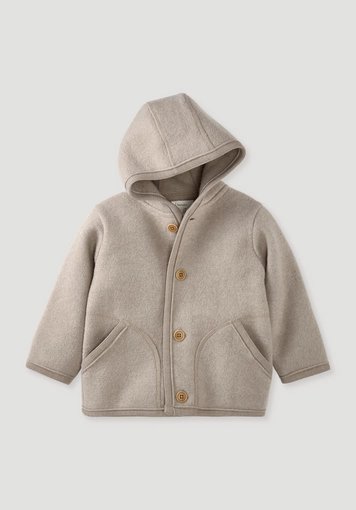 Wollwalk Jacke aus reiner Bio-Merinowolle - 0