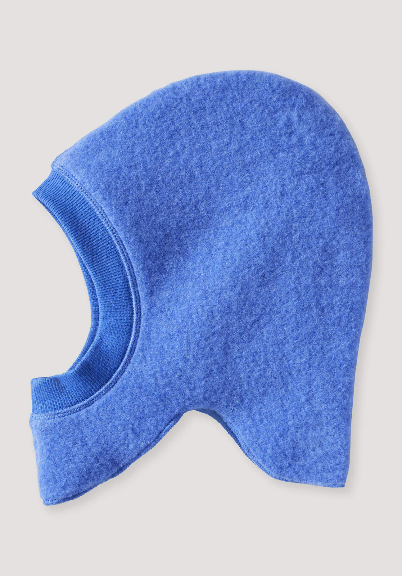 hessnatur Baby Wollfleece Mütze aus Bio-Merinowolle - blau Größe 45-47 cm Kopfumfang