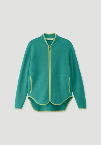 Fleece Jacke Relaxed ACTIVE LIGHT aus reiner Bio-Baumwolle - 4