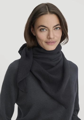 Dreieckstuch BETTER RECYCLING aus reinem Cashmere - 0