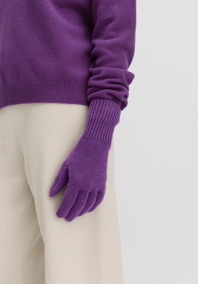 hessnatur, BetterRecycling pure cashmere finger gloves