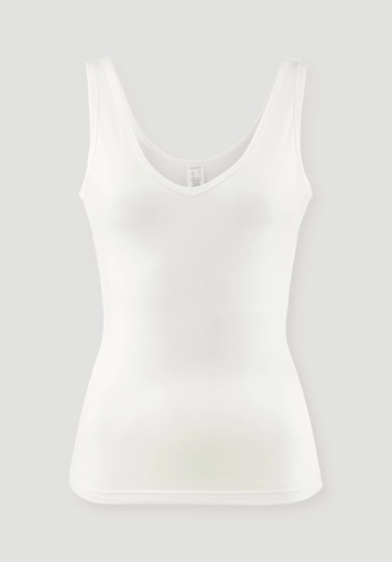 V-neck tank top PURE BALANCE made from organic cotton and TENCEL™ Modal
