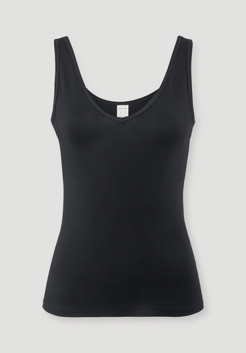 V-neck tank top PURE BALANCE made from organic cotton and TENCEL™ Modal