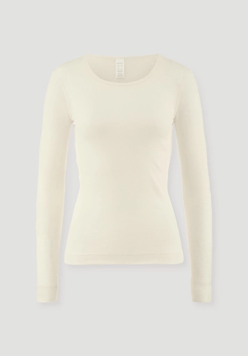 Long-sleeved shirt SILK & WARM TOUCH with organic merino wool and silk Long-sleeved shirt SILK & WARM TOUCH with organic merino wool and silk