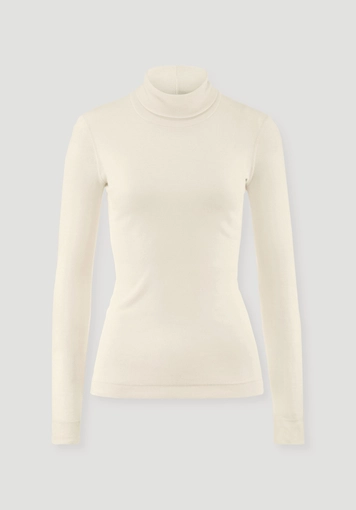 Longsleeve SILK & WARM TOUCH mit Bio-Merinowolle und Seide
