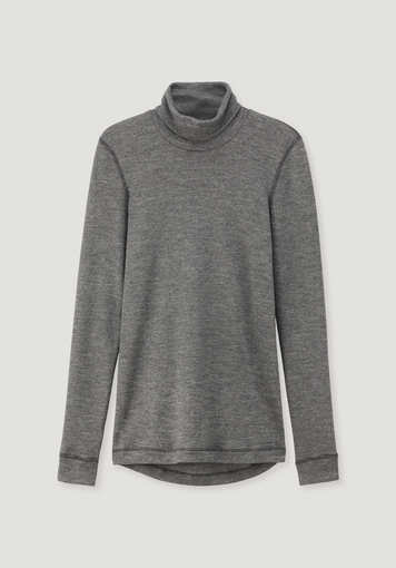 Longsleeve SILK & WARM TOUCH mit Bio-Merinowolle und Seide Longsleeve SILK & WARM TOUCH mit Bio-Merinowolle und Seide