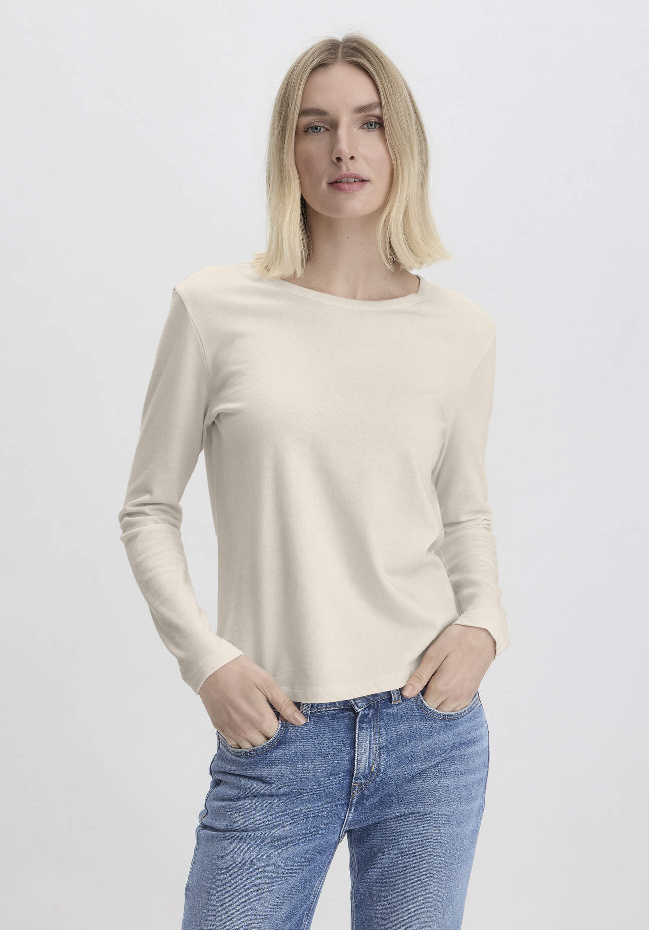 hessnatur Damen Heavy Shirt Relaxed aus Bio-Baumwolle - naturfarben Grösse34