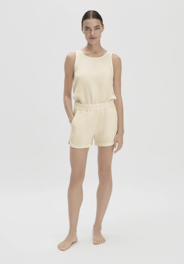 Muslin sleep shorts PURE COMFORT made from pure organic cotton