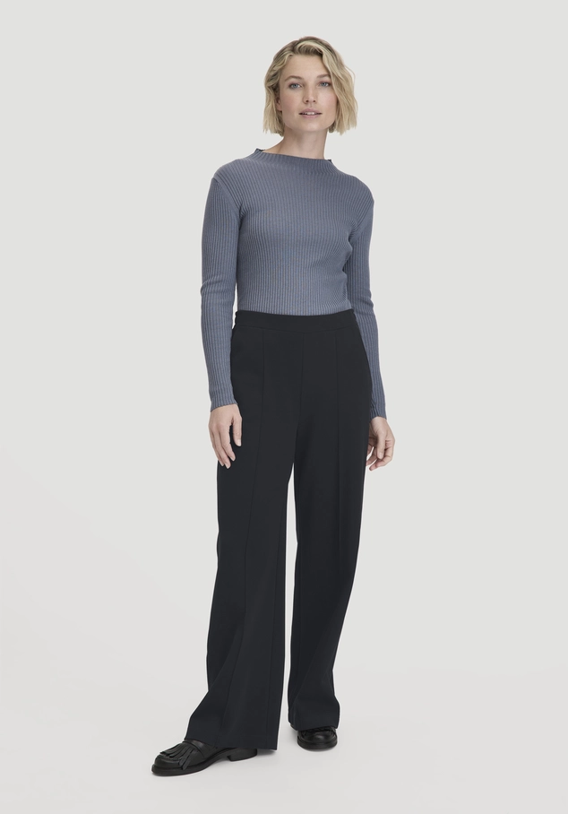 Jersey Hose Wide Leg Relaxed aus Bio-Baumwolle