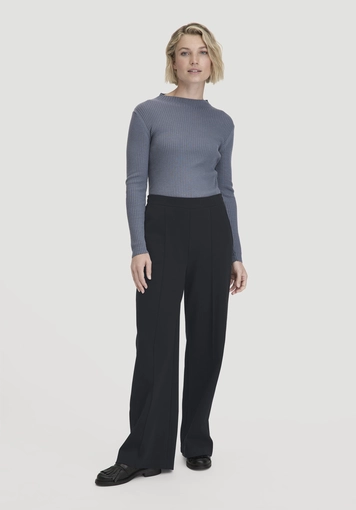 Jersey Hose Wide Leg Relaxed aus Bio-Baumwolle - 0