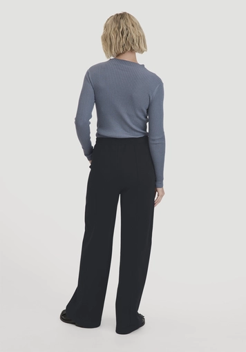 Jersey Hose Wide Leg Relaxed aus Bio-Baumwolle - 1