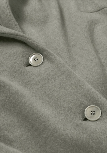 Wollfleece Mantel Regular aus Bio-Merinowolle mit Bio-Baumwolle - 5