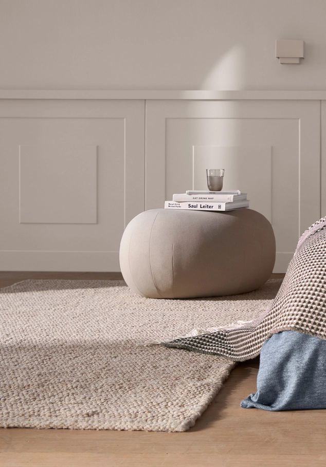 Rhönschaf woven carpet made from regional virgin wool