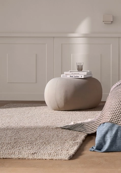 Web-Teppich Rhönschaf aus regionaler Schurwolle