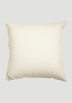 3-chamber pillow with fair trade down and feathers