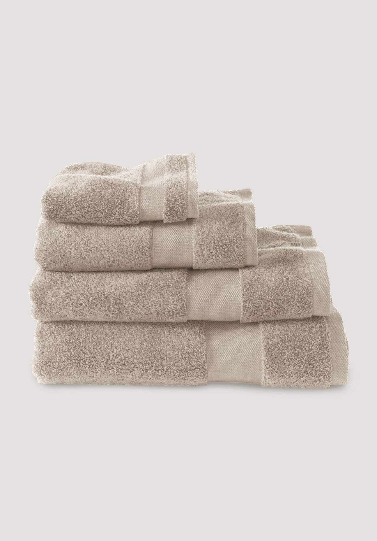 hessnatur Handtuch aus Bio-Frottee - beige - Größe 100x180 cm günstig online kaufen