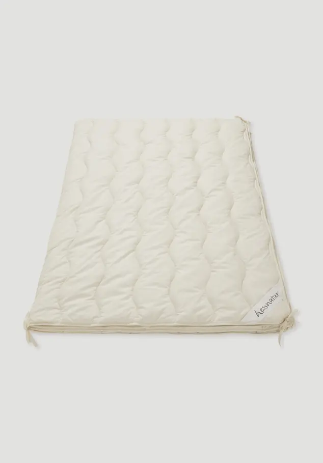 4-season duvet made of organic virgin wool