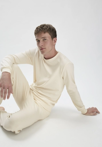 Pyjama PURE NATURE aus reiner Bio-Baumwolle - 1