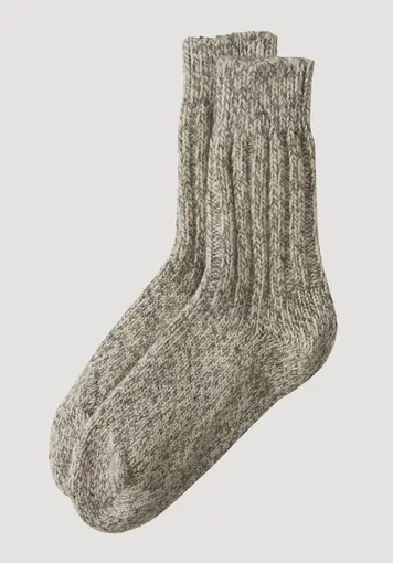 Stricksocke aus reiner Bio-Merinowolle - 0