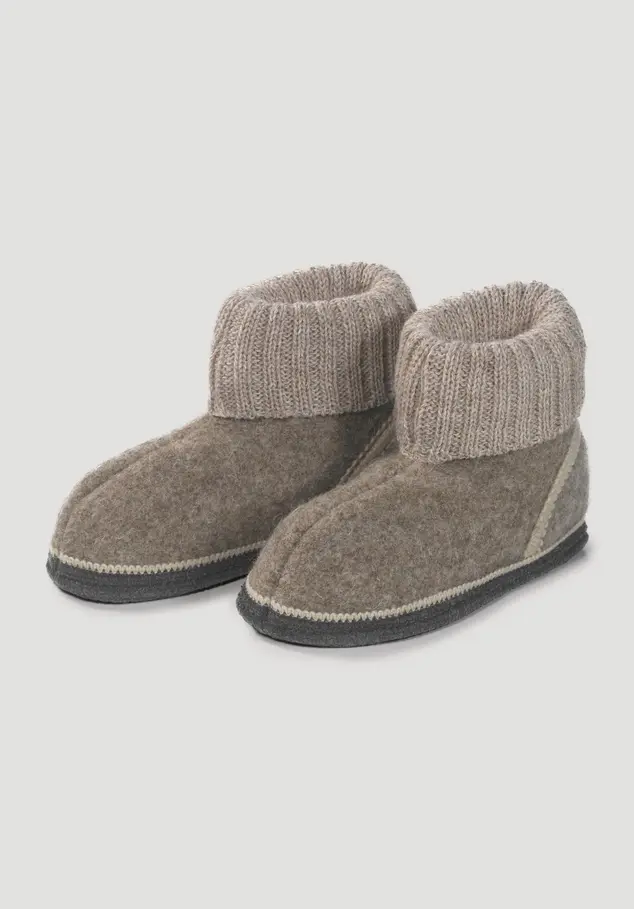 Hut shoe made of pure Rhön sheep wool